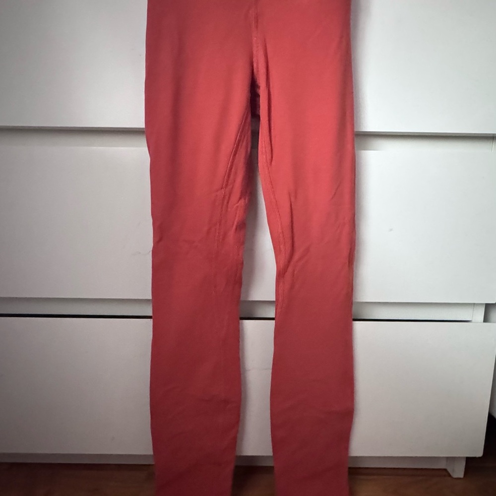 Lululemon burnt orange size 0 Skinny Stretch Pants